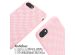 imoshion Coque design en silicone avec cordon iPhone SE (2022 / 2020) / 8 / 7 - Retro Pink