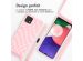 imoshion Coque design en silicone avec cordon Samsung Galaxy A22 (5G) - Retro Pink