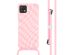 imoshion Coque design en silicone avec cordon Samsung Galaxy A22 (5G) - Retro Pink