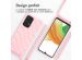 imoshion Coque design en silicone avec cordon Samsung Galaxy A33 - Retro Pink