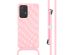 imoshion Coque design en silicone avec cordon Samsung Galaxy A53 - Retro Pink