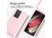 imoshion Coque design en silicone avec cordon Samsung Galaxy S21 Ultra - Retro Pink