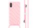 imoshion Coque design en silicone avec cordon iPhone X / Xs - Retro Pink