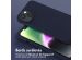 Selencia Coque silicone avec cordon amovible iPhone 14 - Bleu foncé