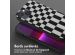 Selencia ﻿Coque design en silicone avec cordon amovible iPhone 13 Pro - Irregular Check Black