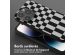 Selencia ﻿Coque design en silicone avec cordon amovible iPhone 14 Pro - Irregular Check Black