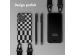 Selencia ﻿Coque design en silicone avec cordon amovible iPhone 14 Pro Max - Irregular Check Black