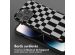 Selencia ﻿Coque design en silicone avec cordon amovible iPhone 14 Pro Max - Irregular Check Black