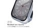 imoshion Coque rigide à couverture complète Apple Watch Series 7 / 8 / 9 - 45 mm - Argent