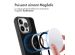 iMoshion Rugged Hybrid Carbon Case avec MagSafe iPhone 13 Pro Max - Noir
