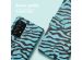 imoshion ﻿Étui de téléphone portefeuille Design Samsung Galaxy A52(s) (5G/4G) - Black Blue Stripes