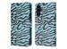 imoshion ﻿Étui de téléphone portefeuille Design Samsung Galaxy A54 (5G) - Black Blue Stripes