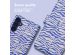 iMoshion ﻿Étui de téléphone portefeuille Design Samsung Galaxy A54 (5G) - White Blue Stripes