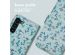 imoshion ﻿Étui de téléphone portefeuille Design Samsung Galaxy S23 - Blue Flowers