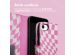 imoshion ﻿Étui de téléphone portefeuille Design iPhone SE (2022 / 2020) / 8 / 7 / 6(s) - Retro Pink