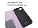 imoshion ﻿Étui de téléphone portefeuille Design iPhone SE (2022 / 2020) / 8 / 7 / 6(s) - Purple Marble