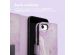 imoshion ﻿Étui de téléphone portefeuille Design iPhone SE (2022 / 2020) / 8 / 7 / 6(s) - Purple Marble