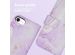 imoshion ﻿Étui de téléphone portefeuille Design iPhone SE (2022 / 2020) / 8 / 7 / 6(s) - Purple Marble