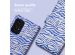 imoshion ﻿Étui de téléphone portefeuille Design Samsung Galaxy A53 - White Blue Stripes