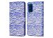 imoshion ﻿Étui de téléphone portefeuille Design Samsung Galaxy S20 FE - White Blue Stripes