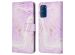 imoshion ﻿Étui de téléphone portefeuille Design Samsung Galaxy S20 FE - Purple Marble