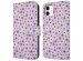 imoshion ﻿Étui de téléphone portefeuille Design iPhone 11 - Purple Flowers