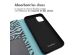 iMoshion ﻿Étui de téléphone portefeuille Design iPhone 11 - Black Blue Stripes