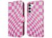 imoshion ﻿Étui de téléphone portefeuille Design Samsung Galaxy S22 - Retro Pink