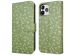 imoshion ﻿Étui de téléphone portefeuille Design iPhone 12 (Pro) - Green Flowers