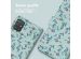 imoshion ﻿Étui de téléphone portefeuille Design Samsung Galaxy A51 - Blue Flowers