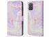 imoshion ﻿Étui de téléphone portefeuille Design Samsung Galaxy A51 - Purple Marble