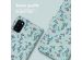 imoshion ﻿Étui de téléphone portefeuille Design Samsung Galaxy A41 - Blue Flowers