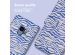 imoshion ﻿Étui de téléphone portefeuille Design Samsung Galaxy S9 - White Blue Stripes