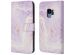 iMoshion ﻿Étui de téléphone portefeuille Design Samsung Galaxy S9 - Purple Marble