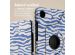 imoshion Coque tablette Design rotatif à 360° Samsung Galaxy Tab A9 8.7 pouces - White Blue Stripes