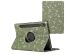 imoshion Coque tablette Design rotatif à 360° Samsung Galaxy Tab S9 11.0 pouces - Green Flowers