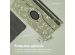 iMoshion Coque tablette Design rotatif à 360° Samsung Galaxy Tab S9 Plus - Green Flowers