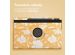 iMoshion Coque tablette Design rotatif à 360° Samsung Galaxy Tab S9 Plus - Yellow Flowers