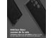 Accezz Coque arrière en cuir avec MagSafe Samsung Galaxy S24 Ultra - Onyx Black