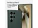 Accezz Coque arrière en cuir avec MagSafe Samsung Galaxy S24 Ultra - Cedar Green