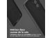 Accezz Coque arrière en cuir avec MagSafe Samsung Galaxy S24 Plus - Onyx Black