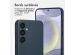 Accezz Coque arrière en cuir avec MagSafe Samsung Galaxy S24 Plus - Nightfall Blue