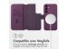 Accezz Étui de téléphone portefeuille en cuir 2-en-1 avec MagSafe Samsung Galaxy S24 Plus - Heath Purple