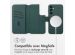 Accezz Étui de téléphone portefeuille en cuir 2-en-1 avec MagSafe Samsung Galaxy S24 Plus - Cedar Green