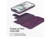 Accezz Étui de téléphone portefeuille en cuir 2-en-1 avec MagSafe iPhone 15 - Heath Purple