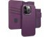 Accezz Étui de téléphone portefeuille en cuir 2-en-1 avec MagSafe iPhone 15 - Heath Purple