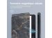 iMoshion Design Slim Hard Sleepcover avec support pour Kobo Libra 2 / Tolino Vision 6 - Black Marble