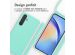 imoshion Coque en silicone avec cordon Samsung Galaxy A35 - Menthe verte