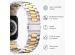 imoshion Bracelet en acier Apple Watch Series 1-9 / SE - 38/40/41 mm / Series 10 - 42 mm - Argent / Dorée