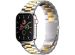 imoshion Bracelet en acier Apple Watch Series 1-9 / SE - 38/40/41 mm / Series 10 - 42 mm - Argent / Dorée